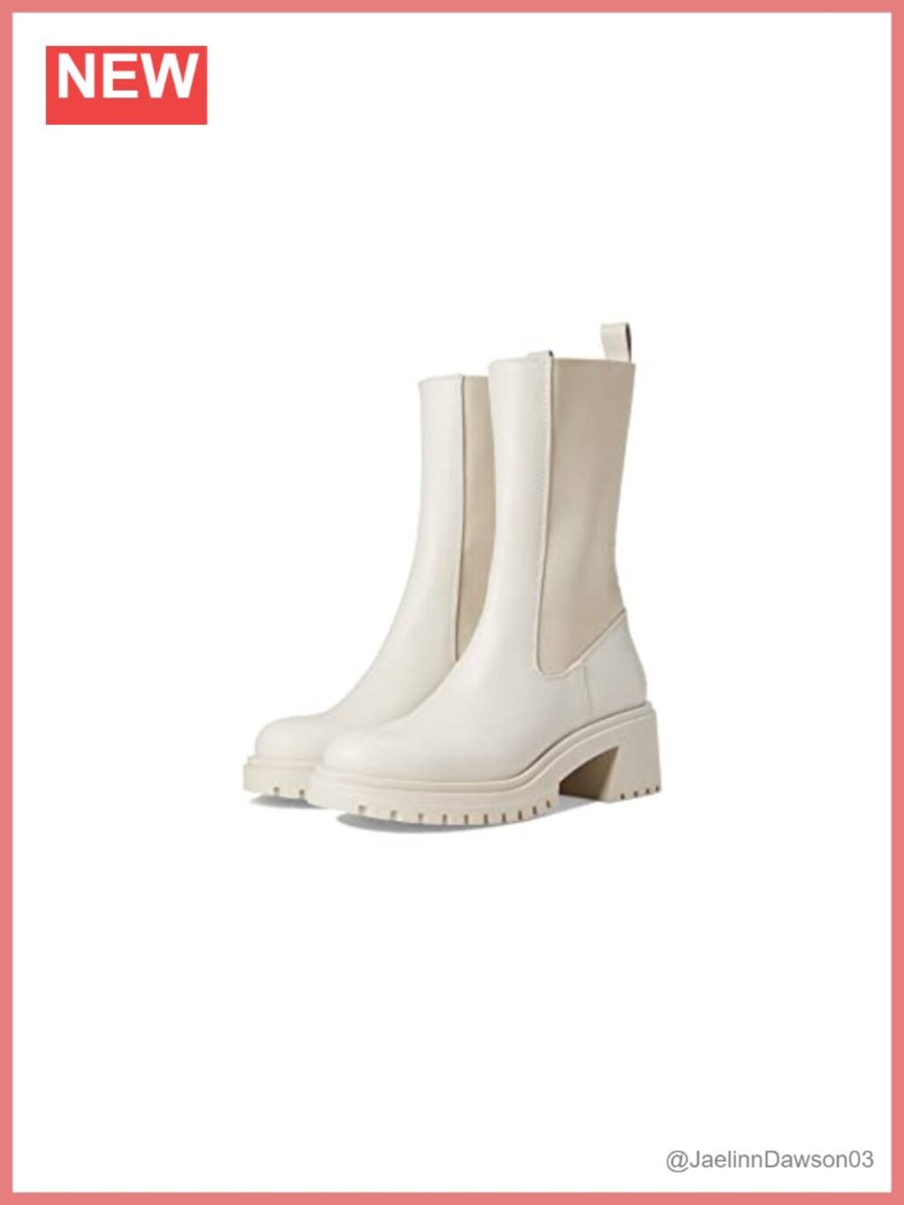 Suede Mid-Calf Combat Boots with Block Heel and Woven Panels